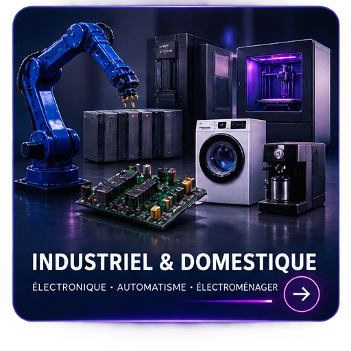 Industriel et domestique — électronique, automatisme, électroménager