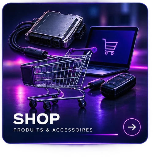 Shop — produits et accessoires